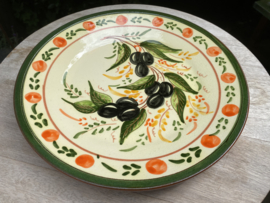 Bord met olijven Ø24cm (jc-p4)