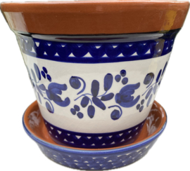 Bloempot met schotel (klein)