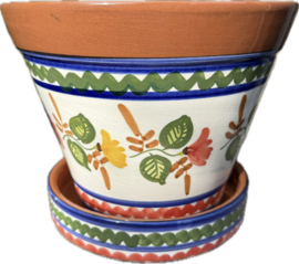 Bloempot met schotel (medium)
