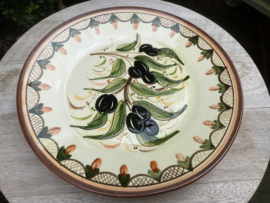 Bord met olijven Ø24cm (jc-p4)
