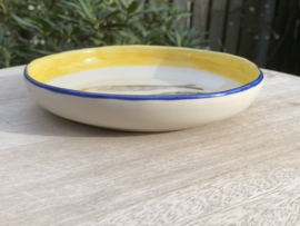 Ronde schaal met lage gebogen rand Ø16,5cm / Sardines (R.562p)