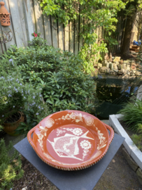 Ronde schaal met handgrepen Ø40x7cm