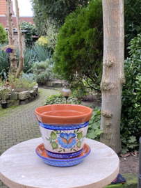 Bloempot met schotel (klein)