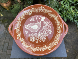 Ronde schaal met handgrepen Ø40x7cm