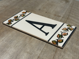 Keramische tegel Porto / letter A (15x7,5cm)