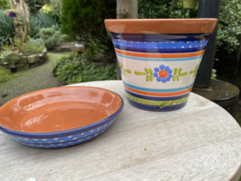 Bloempot met schotel (klein)