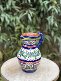 Schenkkan "Monsaraz" | Kleurrijk Bloemmotief | Handgemaakt Portugees Aardewerk | 1 Liter