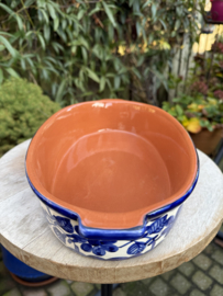 Handgemaakte Portugese Ovenschaal Ovaal Blauw | 3-4 Personen | Alentejo