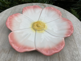 Reliëf bloem bord Ø21cm / Papaver (R.25)
