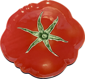 Bord rood Ø28cm tomaten collectie Bordallo Pinheiro (R-29004)