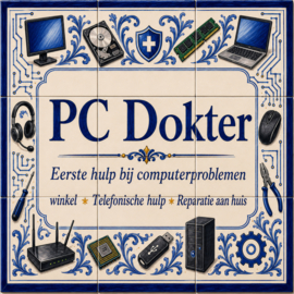 Handbeschilderd Portugees Naambord | 9 tegels | 45 x 45 cm | Patroon 42