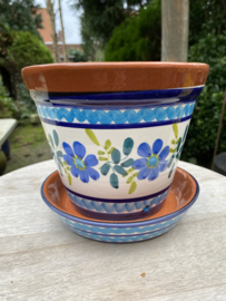 Bloempot met schotel (klein)