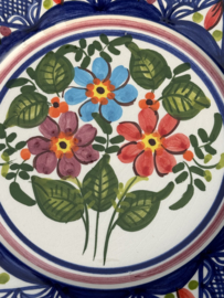 Portugees Tapasbordje Kleurrijk | Handgemaakt Keramiek Ø 18,5 cm