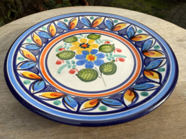 Portugees Tapasbordje Kleurrijk | Handgemaakt Keramiek Ø 18,5 cm