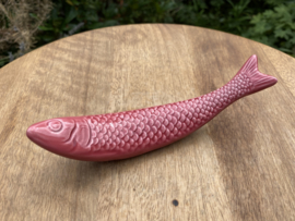 Gebogen keramische sardine 16x3,5cm