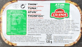 Portugese tonijn in kikkererwten salade Ramirez 120 g.