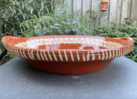Ronde schaal met handgrepen Ø40x7cm