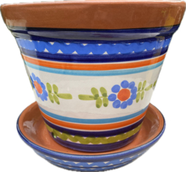 Bloempot met schotel (klein)