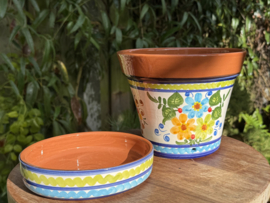 Bloempot met schotel (medium)