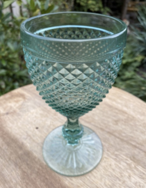 Wijnglas L turquoise blauw (Diamond - bicos) / Vista Alegre