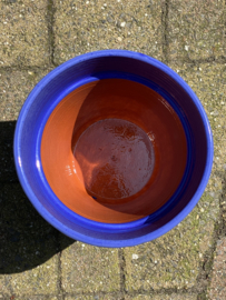 Bloempot met schotel nr.3 Millennium / lavendelblauw / groot