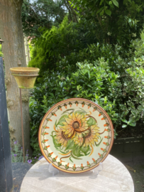 Bord met zonnebloemen Ø24cm (jc-p4)