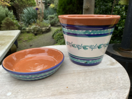 Bloempot met schotel (klein)
