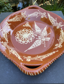 Ronde schaal met handgrepen Ø34,5x5,5cm