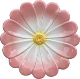 Reliëf bloem bord Ø21cm / Spaanse Margriet (R.25)