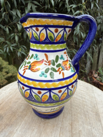 Schenkkan "Monsaraz" | Kleurrijk Bloemmotief | Handgemaakt Portugees Aardewerk | 1 Liter