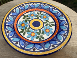 Portugees Tapasbordje Kleurrijk | Handgemaakt Keramiek Ø 18 cm