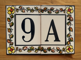 Keramische tegel Porto / letter A (15x7,5cm)
