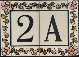 Keramische tegel Porto / letter A (15x7,5cm)
