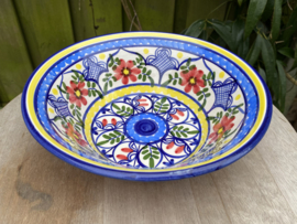 Ronde diepe schaal medium Ø22x8cm (p.a4)