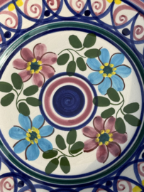 Portugees Tapasbordje Kleurrijk | Handgemaakt Keramiek Ø 18,5 cm