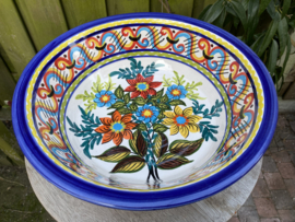 Ronde diepe schaal groot Ø31x9cm (ps9)