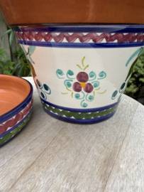 Bloempot met schotel (medium)