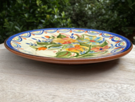 Bord met bloemen Ø24cm (jc-p4)