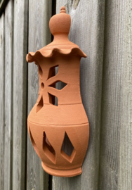 Wandlantaarn terracotta Alte 28x14cm (R-C26)