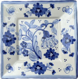 Vierkante schaal 18,5cmx18,5cm / Douro Azul (R.90)