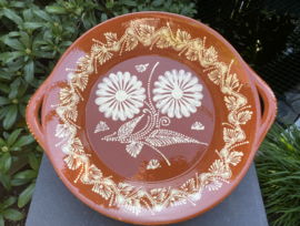 Ronde schaal met handgrepen Ø40x7cm