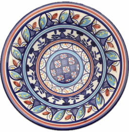 Ronde diepe schaal medium Ø22x8cm (p.a4)