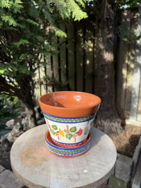 Bloempot met schotel (medium)
