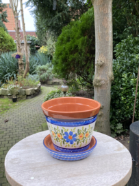 Bloempot met schotel (klein)