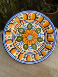 Portugees Tapasbordje Kleurrijk | Handgemaakt Keramiek Ø 18 cm