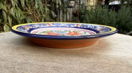 Portugees Tapasbordje Kleurrijk | Handgemaakt Keramiek Ø 18,5 cm