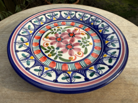 Portugees Tapasbordje Kleurrijk | Handgemaakt Keramiek Ø 18,5 cm