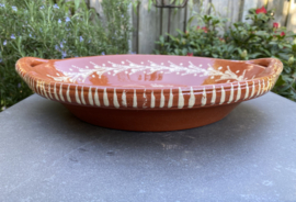 Ronde schaal met handgrepen Ø34x6cm