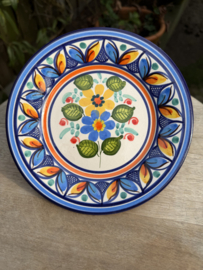 Portugees Tapasbordje Kleurrijk | Handgemaakt Keramiek Ø 18,5 cm