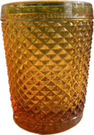 Waterglas amber (Diamond - bicos) / Vista Alegre